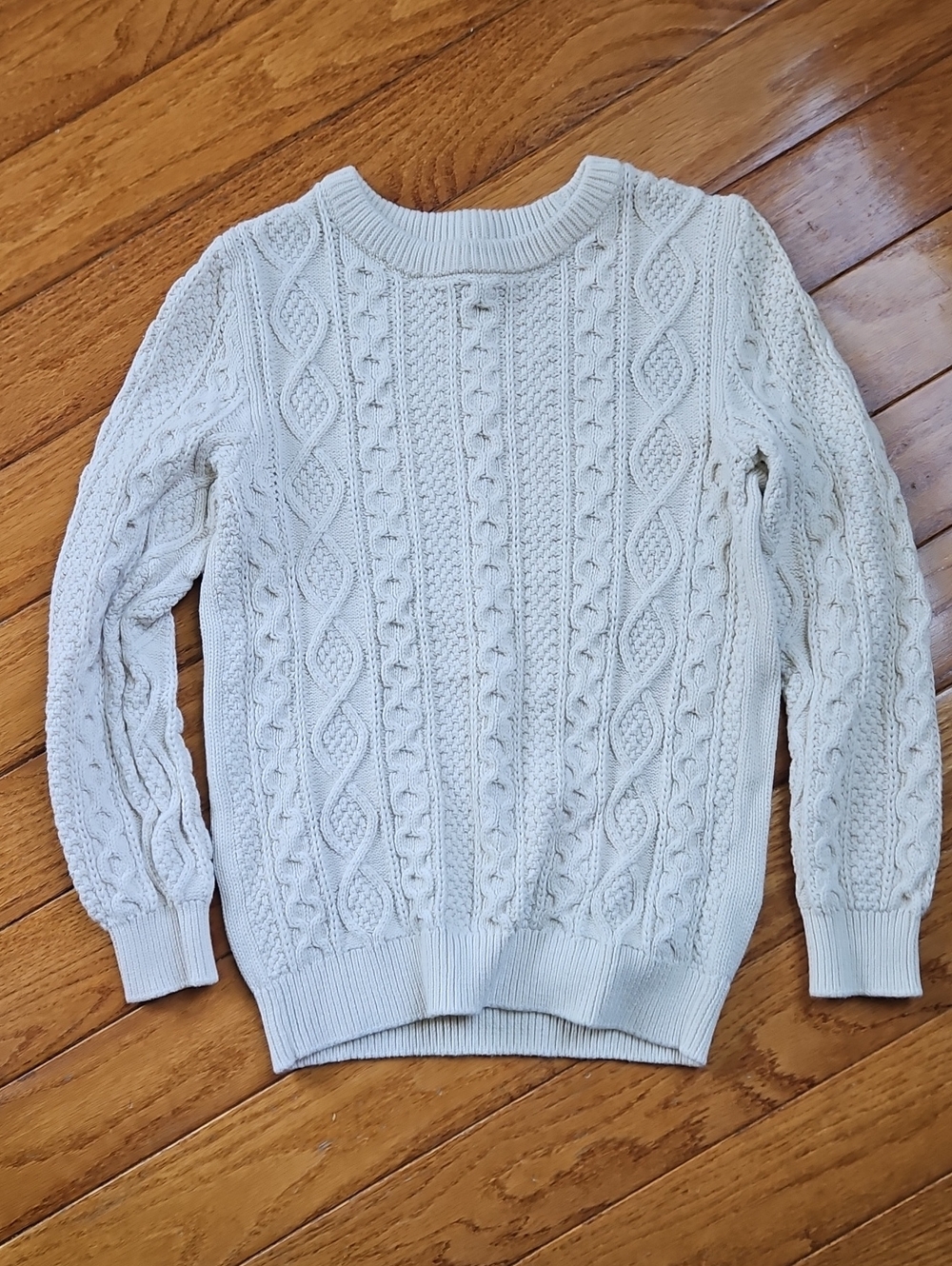 Old Navy Cream Cable Knit Sweater